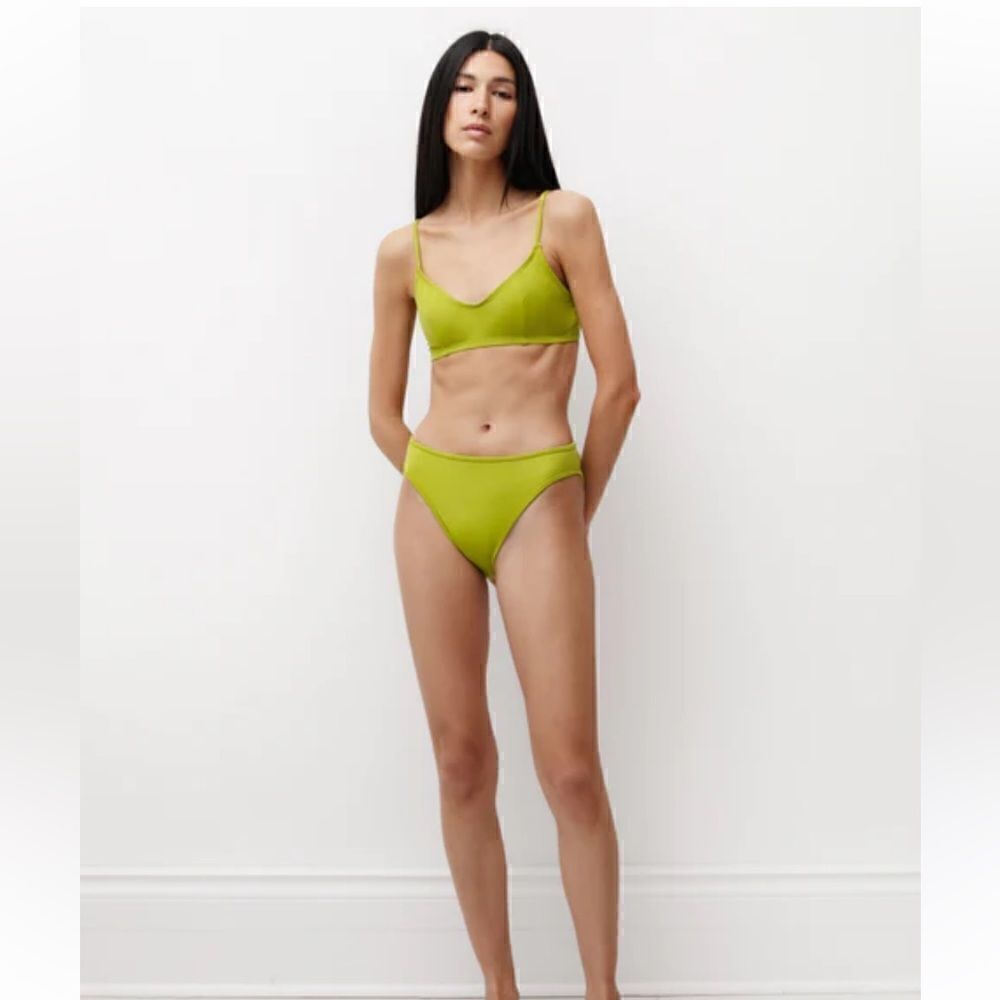 NWT Nu Swim Lilac High Cut Bottom, Size XL